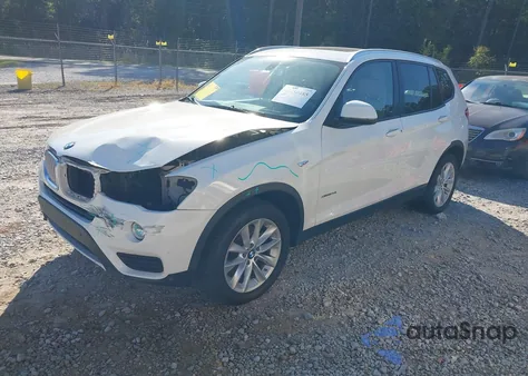 2015 BMW X3 xDrive28I from USA, damaged, VIN 5UXWX9C53F0D51917